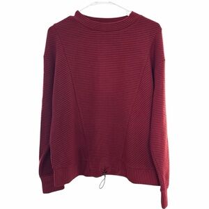 Women's Simply Vera Vera Wang Drawcord Hem Cozy Pullover - Size Med - Pre-Loved